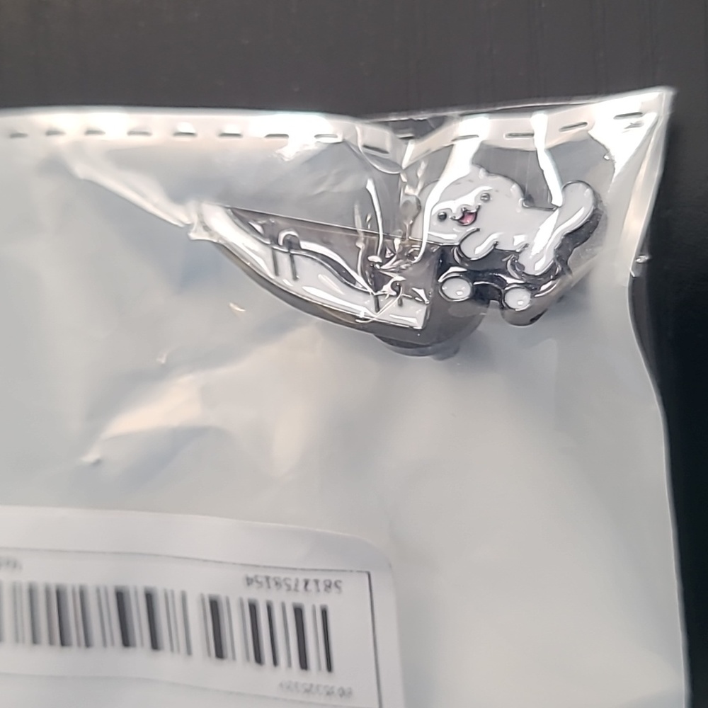 Cat with Knife Pin - Picture 3 of 3